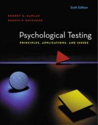 Psychological testing : principles, applications, and issues 6th ed