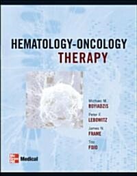 Hematology-Oncology Therapy (Paperback, 1st)