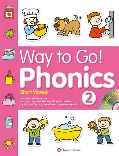 [중고] Way to Go! Phonics 2 (본책 + 워크북 + 하이브리드 CD 2장)