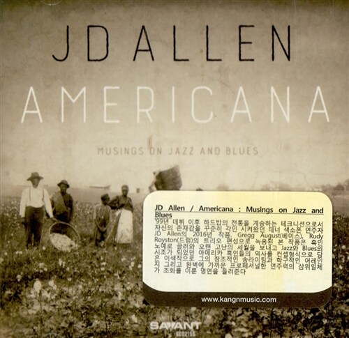 [수입] JD Allen - Americana : Musings On Jazz And Blues
