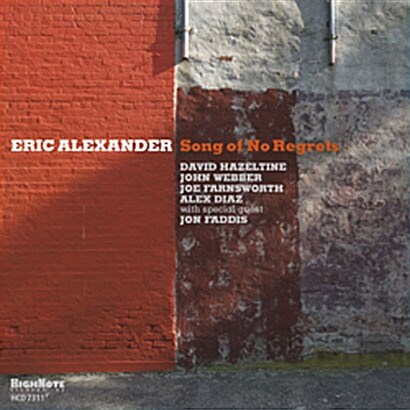 [수입] Eric Alexander - Song Of No Regrets