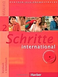 Schritte international 2. Kursbuch + Arbeitsbuch mit Audio-CD zum Arbeitsbuch und interaktiven Ubungen (Paperback)