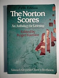 The Norton Scores Volume 1: from Chant to Beethoven (5th edition, Hardcover)