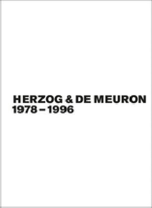 Herzog & de Meuron 1978-1996, Bd./Vol. 1-3 (Paperback)
