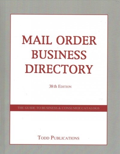 Mail Order Business Directory (Hardcover, 38th)