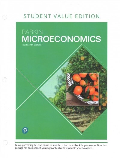 Microeconomics, Student Value Edition Plus Mylab Economics with Pearson Etext -- Access Card Package (Hardcover, 13)