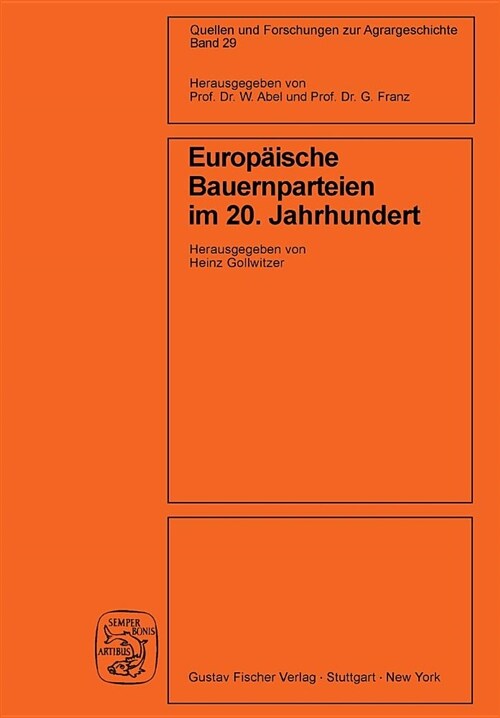 Europ?sche Bauernparteien Im 20. Jahrhundert (Paperback)