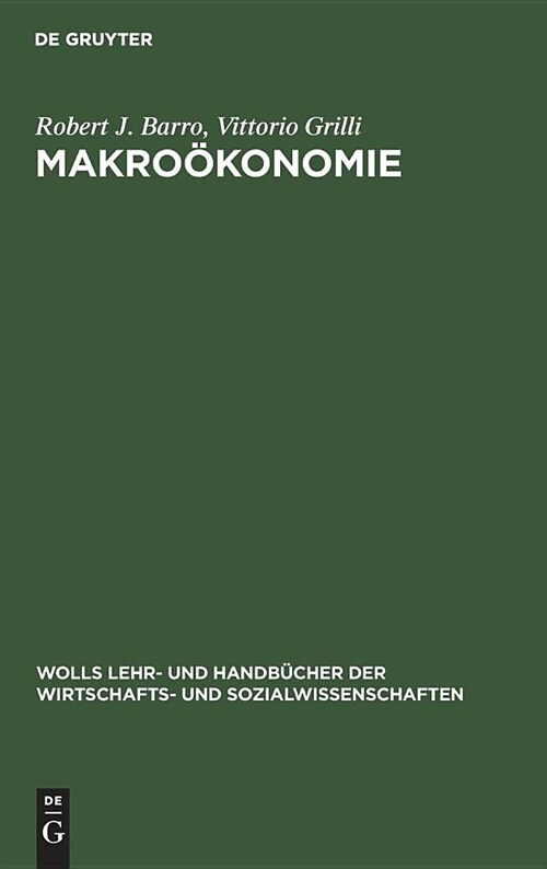 Makro?onomie (Hardcover)