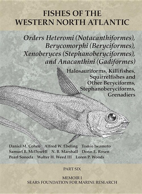 Orders Heteromi (Notacanthiformes), Berycomorphi (Beryciformes), Xenoberyces (Stephanoberyciformes), Anacanthini (Gadiformes): Part 6 (Paperback)