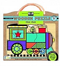 Green Start Choo Choo Wooden Puzzle: Earth Friendly Puzzles with Handy Carry & Storage Case (Other)