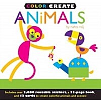 Color Create: Animals (Hardcover)