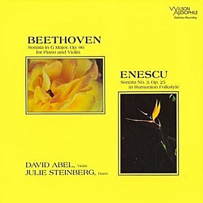 [수입] 베토벤 : 바이올린 소나타 Op.96 & 에네스쿠 : 바이올린 소나타 3번 Op.25 [200g LP]