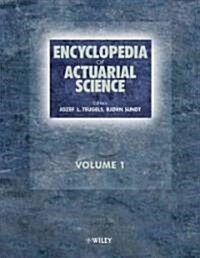 Encyclopedia of Actuarial Science, 3 Volume Set (Hardcover)