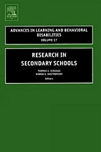 Research in Secondary Schools (Hardcover)