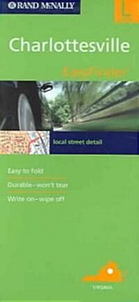 EasyFinder Charlottesville, Virginia (Paperback, FOL, LAM, MA)