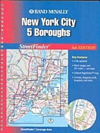 Rand McNally New York City, 5 Boroughs, New York (Paperback, 5th, Spiral)