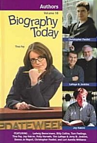 Biography Today Authors V16 (Hardcover)
