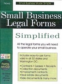 Small Business Legal Forms Simplified (Paperback, CD-ROM, 4th)