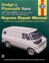 Dodge Tradesman, Sportsman & Plymouth Voyager Full-Size Vans 1971-03 (Paperback)