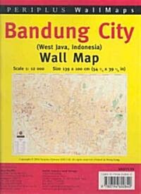 Periplus Wall Maps Bandung City (Map, FOL)