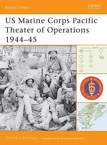 Us Marine Corps Pacific Theater of Operations (3) : 1944-45 (Paperback)