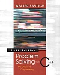 Problem Solving With C++ (Paperback, 5th)