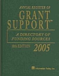 Annual Register of Grant Support 2005 (Hardcover)