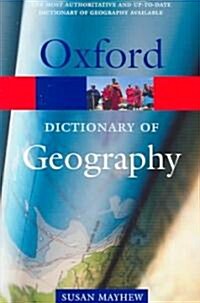 A Dictionary Of Geography (Paperback, 3rd)