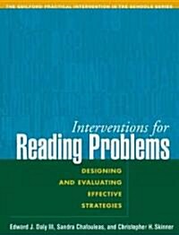 Interventions For Reading Problems (Paperback)