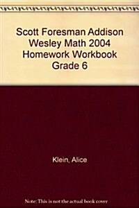 Sfaw Math 2004 Homework Workbook Grade 6 (Paperback)