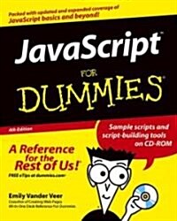 Javascript For Dummies (Paperback, CD-ROM, 4th)