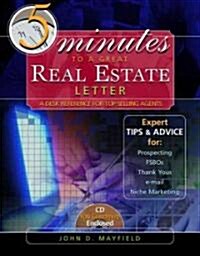 5 Minutes To a Great Real Estate Letter (Paperback, CD-ROM)
