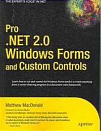Pro .Net 2.0 Windows Forms and Custom Controls in C# (Paperback)