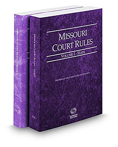 Missouri Court Rules 2004 (Paperback)