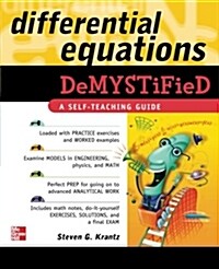 Differential Equations Demystified (Paperback)