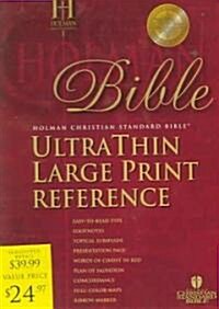 Holman Bible Ultrathin Large Print Reference (Paperback, BOX, Large Print)
