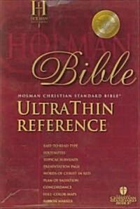 Ultrathin Reference Bible-Hcsb (Bonded Leather)