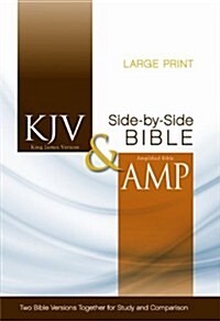 Side-By-Side Bible-PR-KJV/Am-Large Print (Hardcover)