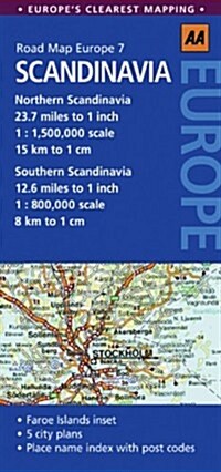 Road Map Scandinavia (Map, FOL)