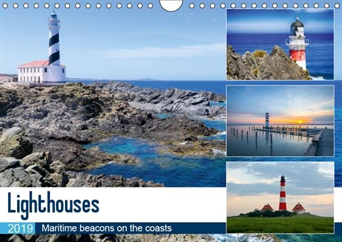 Lighthouses 2019 : Maritime beacons on the coast (Calendar, 3 ed)