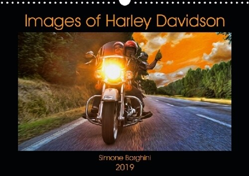 Images of Harley Davidson 2019 : Whatever it is, its better in the wind. (Calendar, 3 ed)