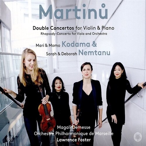 [중고] 마르티누 : 바이올린과 피아노를 위한 이중 협주곡 [SACD Hybrid]