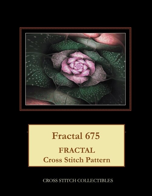 Fractal 675: Fractal Cross Stitch Pattern (Paperback)