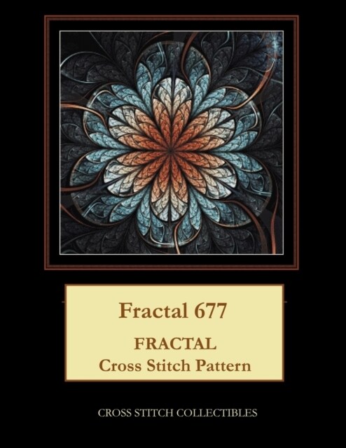 Fractal 677: Fractal Cross Stitch Pattern (Paperback)