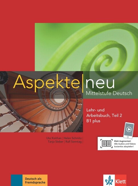 ASPEKTE NEU B1+, LIBRO DEL ALUMNO Y LIBRO DE EJERCICIOS, PARTE 2 + CD (Paperback)