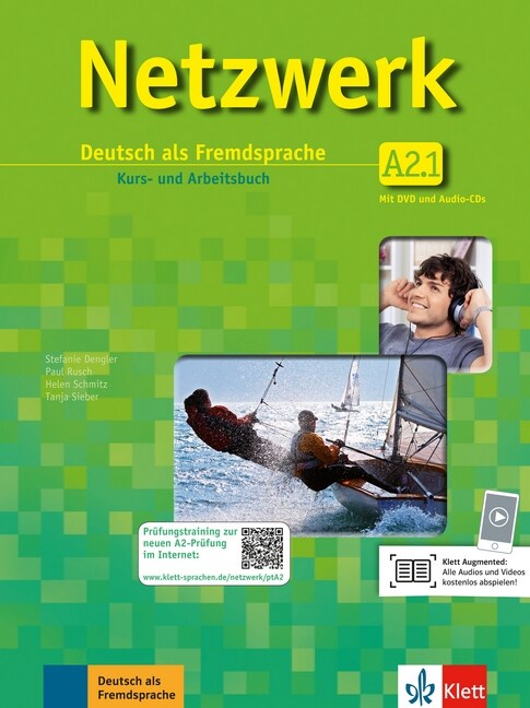 NETZWERK A2, LIBRO DEL ALUMNO Y LIBRO DE EJERCICIOS, PARTE 1 + 2 CD +DVD (Paperback)