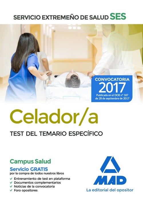 CELADOR DEL SERVICIO EXTREMENO DE SALUD (SES). TEST PARTE ESPECIFICA (Paperback)
