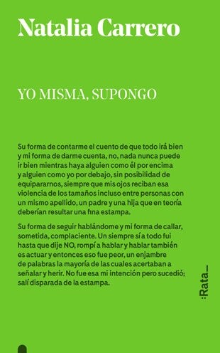 YO MISMA, SUPONGO (Paperback)