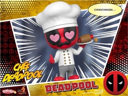 [Hot Toys] 코스베이비 셰프 데드풀 COSB484 - Chef Deadpool Cosbaby (S) Bobble-Head