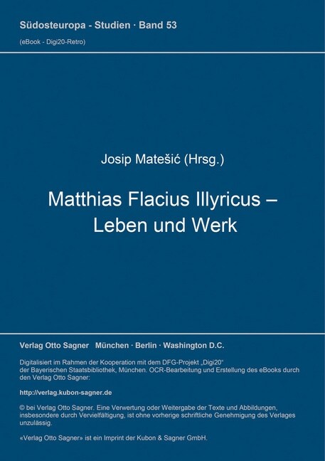 Matthias Flacius Illyricus - Leben und Werk (Paperback)